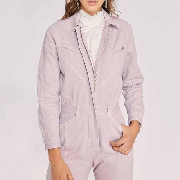 NWT IRO LIKASI JUMPSUIT | color: old pink (blush/pink | FR 38 US 6 - Picture 5 of 16